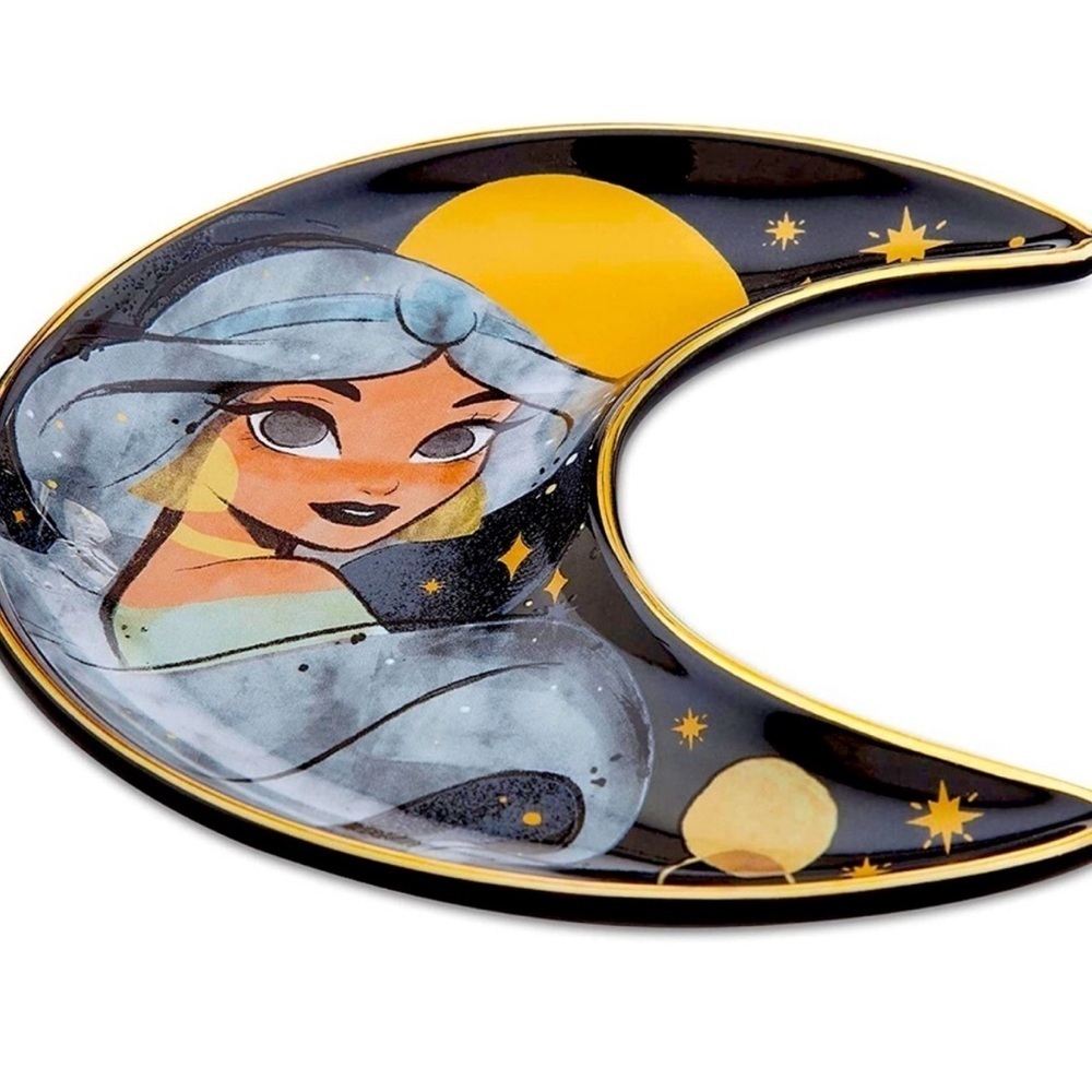 DISNEY ALADDIN JASMINE CRESCENT MOON VANITY TRAY NEW
